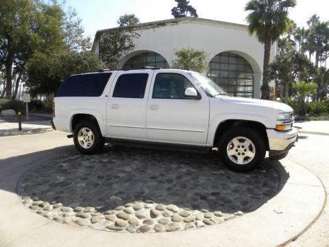 Summit White Chevrolet Suburban 1500 LT 4x4.  Click to enlarge.