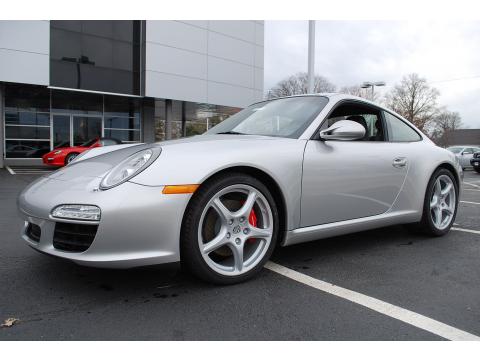 Arctic Silver Metallic Porsche 911 Carrera S Coupe.  Click to enlarge.