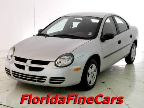 Bright Silver Metallic Dodge Neon SE.  Click to enlarge.