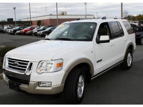 Oxford White Ford Explorer Eddie Bauer 4x4.  Click to enlarge.