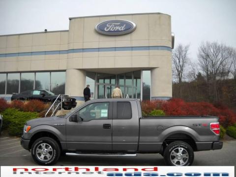 Sterling Grey Metallic Ford F150 STX SuperCab 4x4.  Click to enlarge.