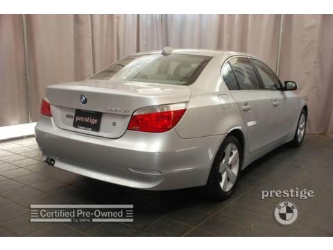 Titanium Silver Metallic BMW 5 Series 525xi Sedan.  Click to enlarge.