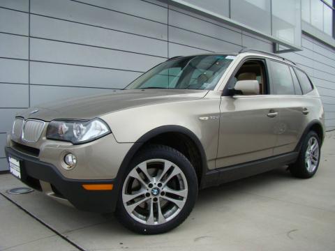 Platinum Bronze Metallic BMW X3 3.0si.  Click to enlarge.