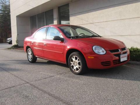 Flame Red Dodge Neon SXT.  Click to enlarge.