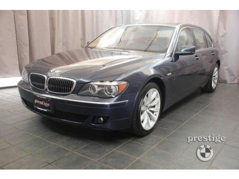 Toledo Blue Metallic BMW 7 Series 750Li Sedan.  Click to enlarge.