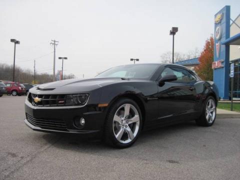 Black Chevrolet Camaro SS/RS Coupe.  Click to enlarge.