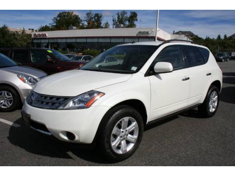 Nissan Murano 2007 Interior. White 2007 Nissan Murano