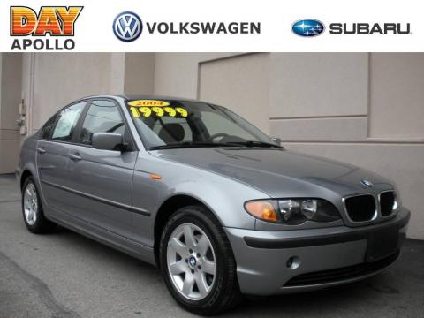 Silver Grey Metallic BMW 3 Series 325xi Sedan.  Click to enlarge.