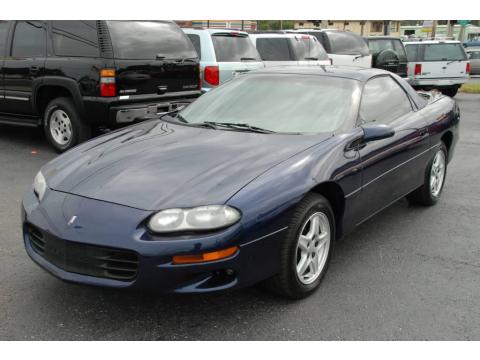 Navy Blue Metallic Chevrolet Camaro Coupe.  Click to enlarge.