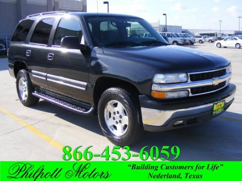Dark Gray Metallic Chevrolet Tahoe LS.  Click to enlarge.