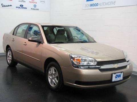 Light Driftwood Metallic Chevrolet Malibu LS V6 Sedan.  Click to enlarge.