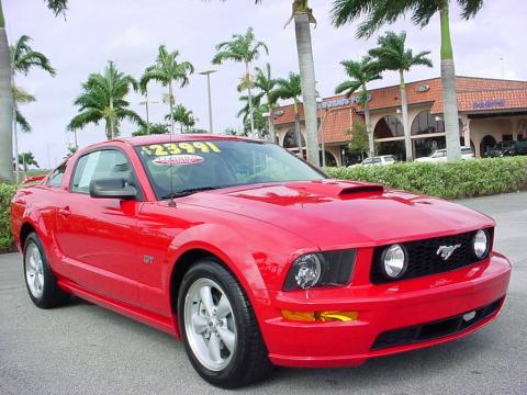 Torch Red Ford Mustang GT Premium Coupe.  Click to enlarge.