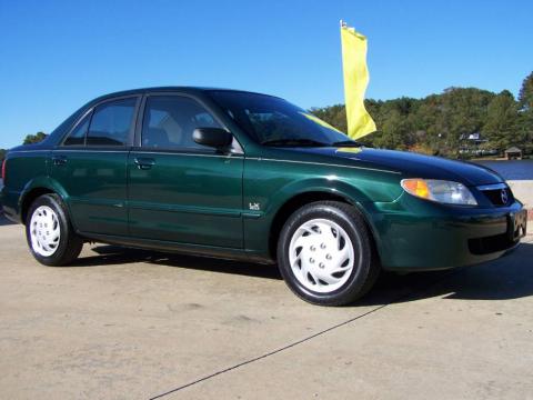 Emerald Green Mica Mazda Protege LX.  Click to enlarge.