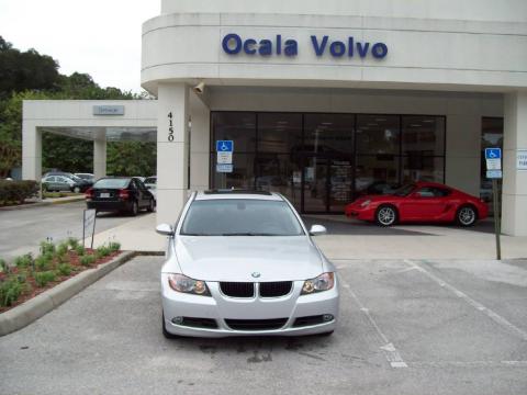 Titanium Silver Metallic BMW 3 Series 328i Sedan.  Click to enlarge.