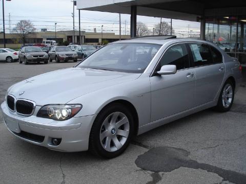 Titanium Silver Metallic BMW 7 Series 750Li Sedan.  Click to enlarge.