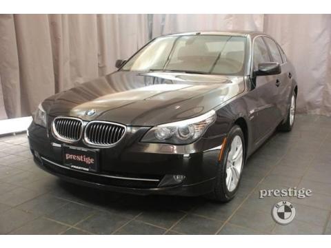 Black Sapphire Metallic BMW 5 Series 528xi Sedan.  Click to enlarge.