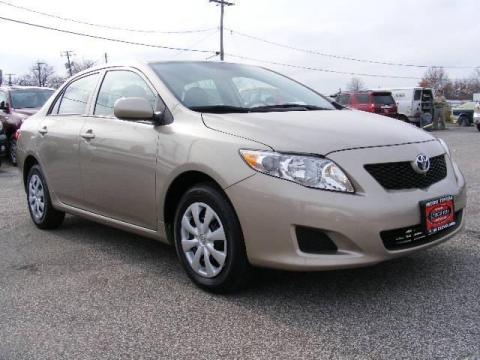 Desert Sand Metallic Toyota Corolla LE.  Click to enlarge.