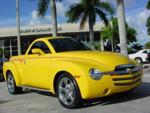 Slingshot Yellow Chevrolet SSR .  Click to enlarge.