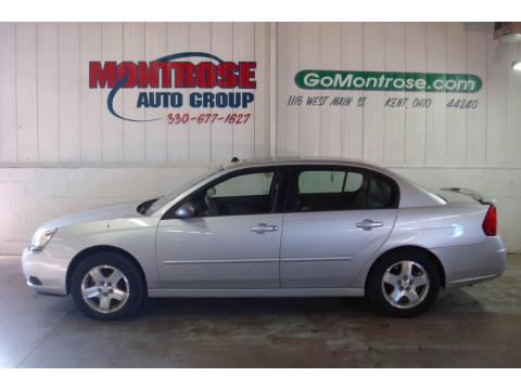 Galaxy Silver Metallic Chevrolet Malibu LT V6 Sedan.  Click to enlarge.