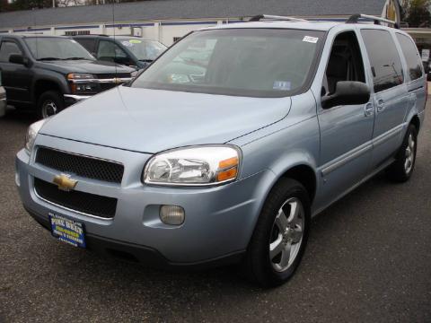 Polar Blue Metallic Chevrolet Uplander LT.  Click to enlarge.