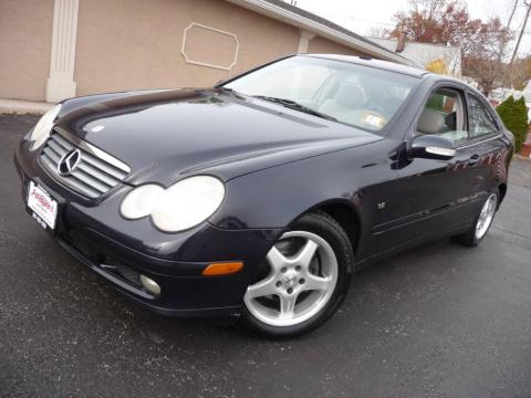 Capri Blue Metallic Mercedes-Benz C 230 Kompressor Coupe.  Click to enlarge.