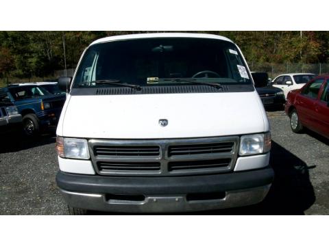 Bright White Dodge Ram Van 2500 Cargo CNG Vehicle.  Click to enlarge.