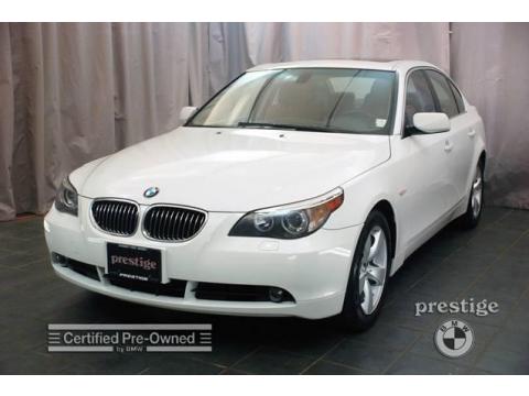 Alpine White BMW 5 Series 530i Sedan. Click to enlarge. Alpine White BMW 5 Series 530i Sedan. Click to enlarge.
