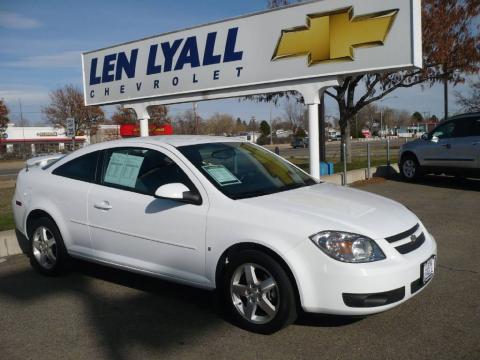 Summit White Chevrolet Cobalt LT Coupe.  Click to enlarge.