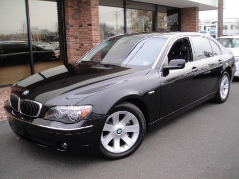 Black Sapphire Metallic BMW 7 Series 750Li Sedan.  Click to enlarge.