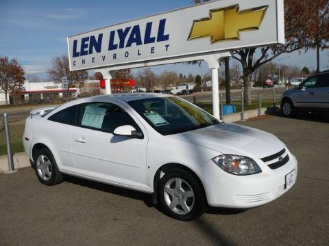 Summit White Chevrolet Cobalt LT Coupe.  Click to enlarge.