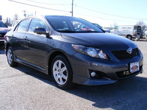 Magnetic Gray Metallic Toyota Corolla S.  Click to enlarge.