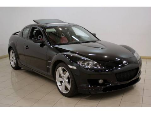 Brilliant Black Mazda RX-8 Sport.  Click to enlarge.
