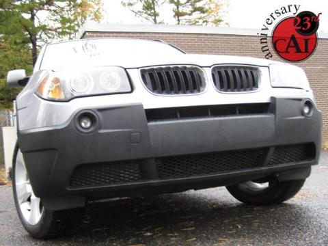 Titanium Silver Metallic BMW X3 3.0i.  Click to enlarge.