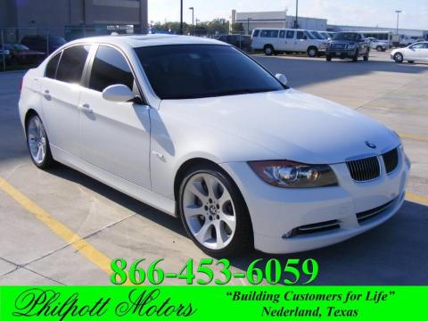 Alpine White BMW 3 Series 335i Sedan.  Click to enlarge.