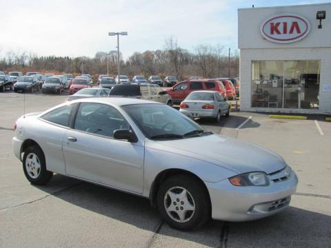 Ultra Silver Metallic Chevrolet Cavalier Coupe.  Click to enlarge.