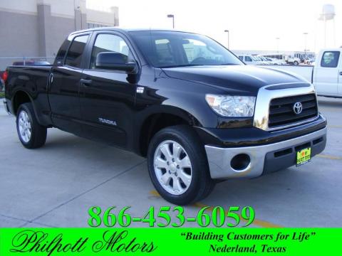 Black Toyota Tundra SR5 Double Cab.  Click to enlarge.