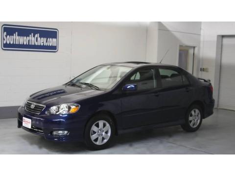 Indigo Ink Pearl Toyota Corolla S.  Click to enlarge.