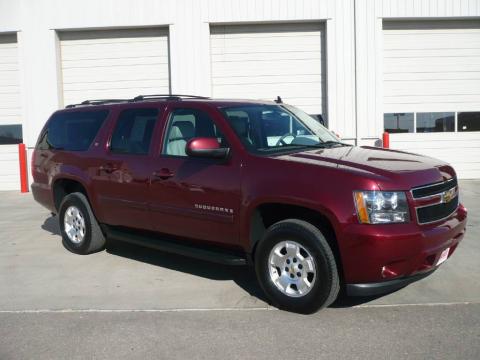 Dark Cherry Metallic Chevrolet Suburban LT 4x4.  Click to enlarge.