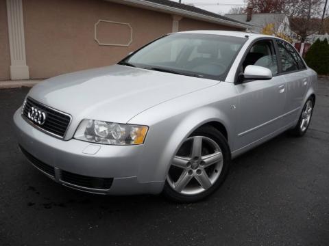 Light Silver Metallic Audi A4 1.8T Sedan.  Click to enlarge.