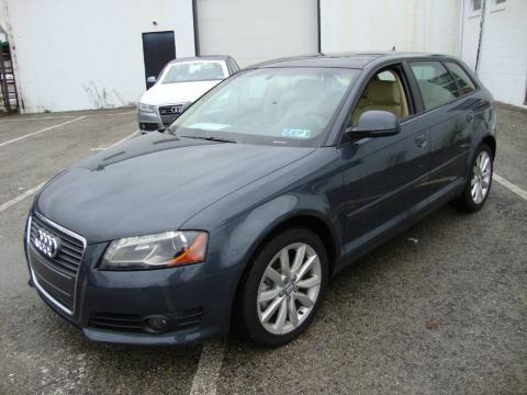 Meteor Grey Pearl Effect Audi A3 2.0T.  Click to enlarge.