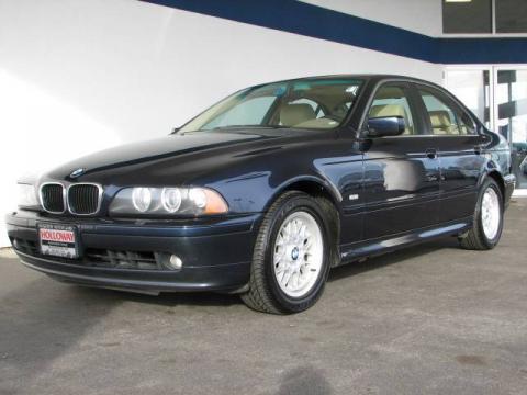 Orient Blue Metallic BMW 5 Series 525i Sedan.  Click to enlarge.