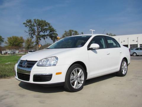 Candy White Volkswagen Jetta S Sedan.  Click to enlarge.
