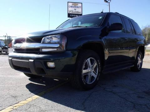 Emerald Jewel Green Metallic Chevrolet TrailBlazer LT.  Click to enlarge.