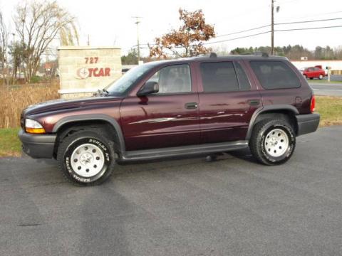 Deep Molten Red Pearlcoat Dodge Durango SXT 4x4.  Click to enlarge.