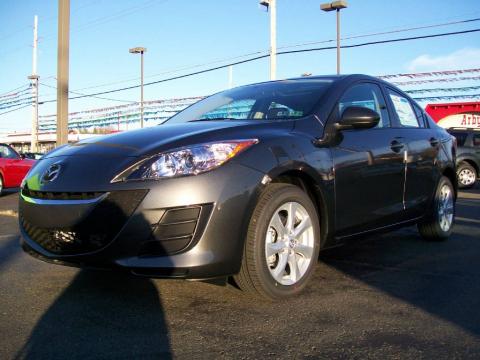 Graphite Mica Mazda MAZDA3 i Touring 4 Door.  Click to enlarge.