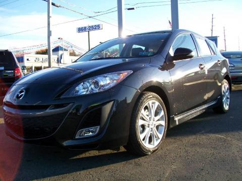 Black Mica Mazda MAZDA3 s Sport 5 Door.  Click to enlarge.