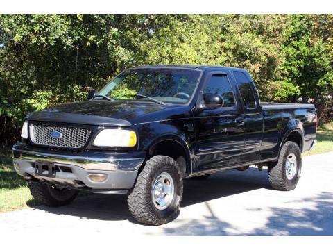 Black Ford F150 XLT SuperCab 4x4.  Click to enlarge.