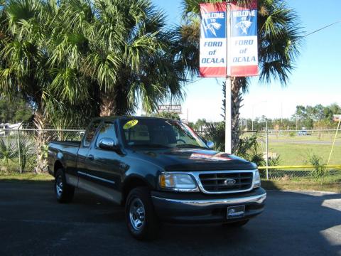 Amazon Green Metallic Ford F150 XLT Extended Cab.  Click to enlarge.