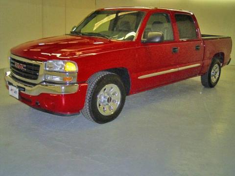 Fire Red GMC Sierra 1500 Classic SL Crew Cab.  Click to enlarge.
