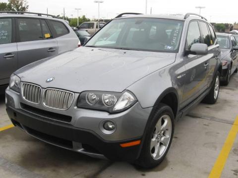 Silver Grey Metallic BMW X3 3.0si.  Click to enlarge.